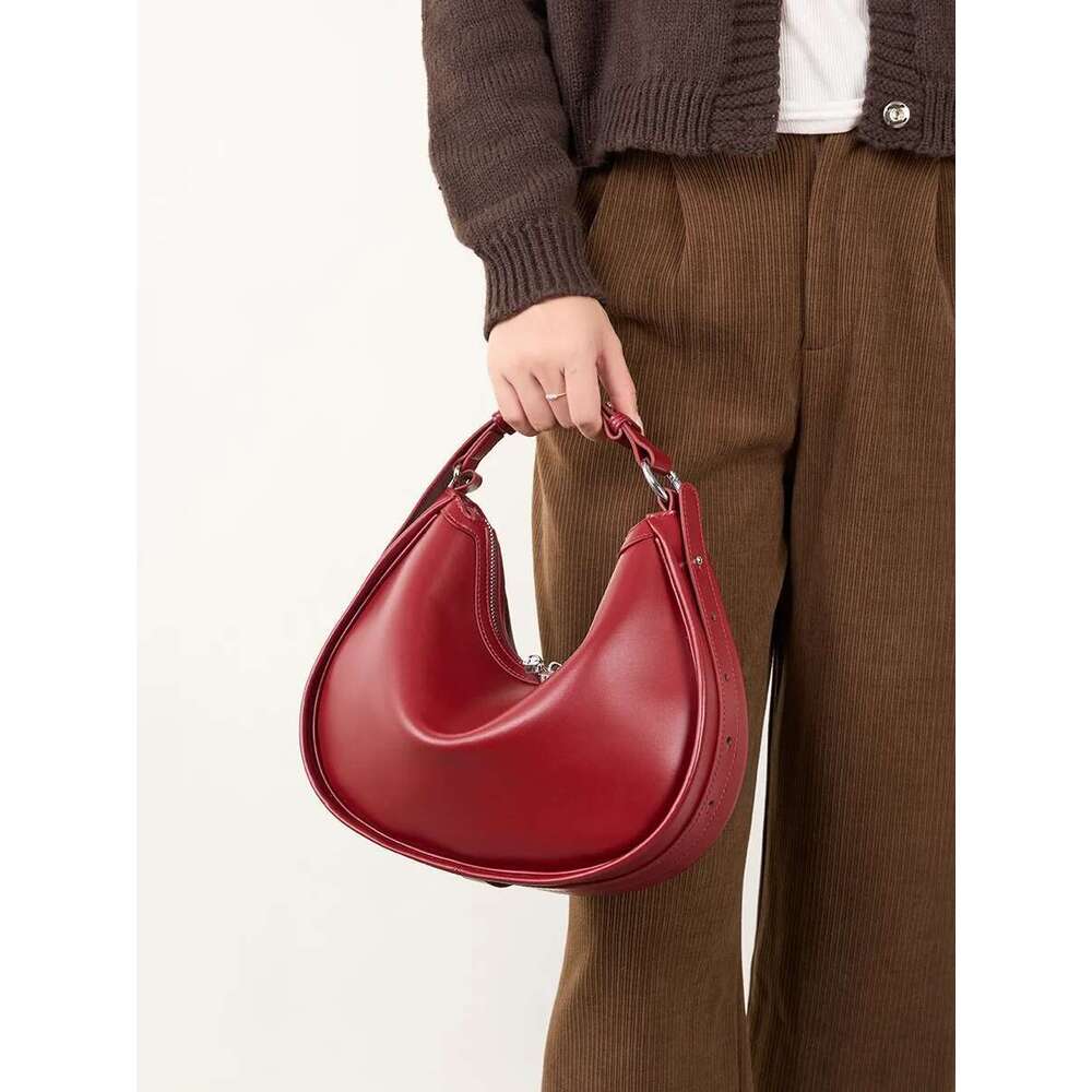 YANATARI Genuine Leather Handbags Women Vintage Shoulder Bag Bags Womens High Quality 2025 Crossbody Bags Female