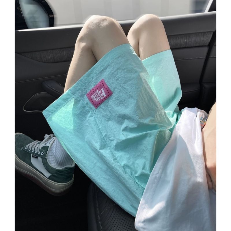 2025 New Designer Men Shorts Beach Shorts Summer Thin Dopamine Quick Drying Sports Loose Casual Ice Silk Mid Five Inch Pants