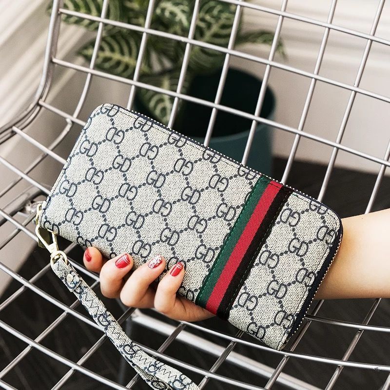 New Designer Bag Letter Wallet For Women Zipper Clutch Stylish Luxury Bag Special Phone Bag Dual-use For Middle-aged Large Capacity Coin Purse