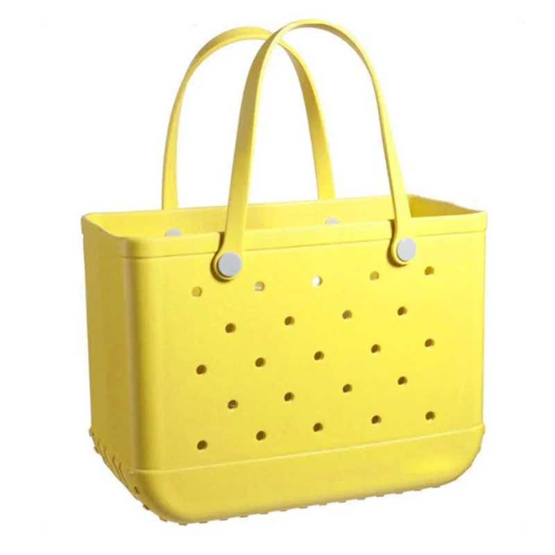 Beach Bag Waterproof Beach Bag Large EVA Waterproof Rubber Outdoor Portable Travel Bag Beach Sports Wave Handbag Y250409WEFR