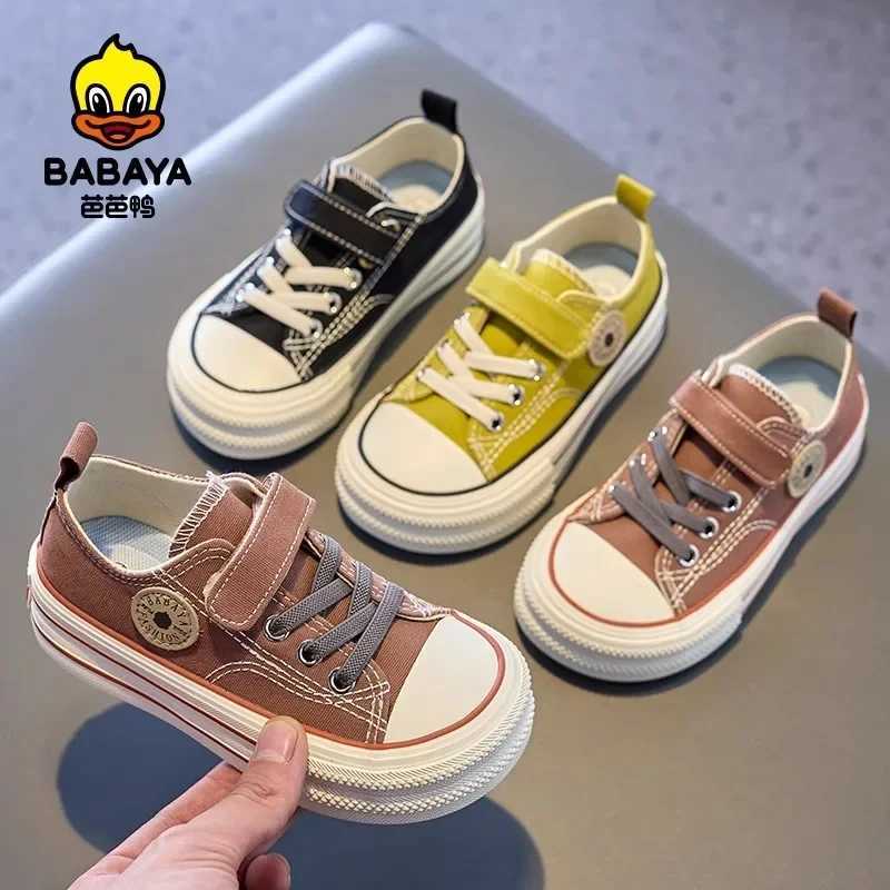 Babaya Childrens Canvas Shoes Spring 2024 New Boys and Students Shoes Girls Breathable Casual Childrens Sports Shoes X250409