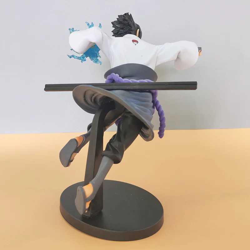 Sasuke Anime Action Character Toy 20CM Inland River Cartoon PVC Character Collection Desktop Decoration Model Doll Birthday Gift M250409