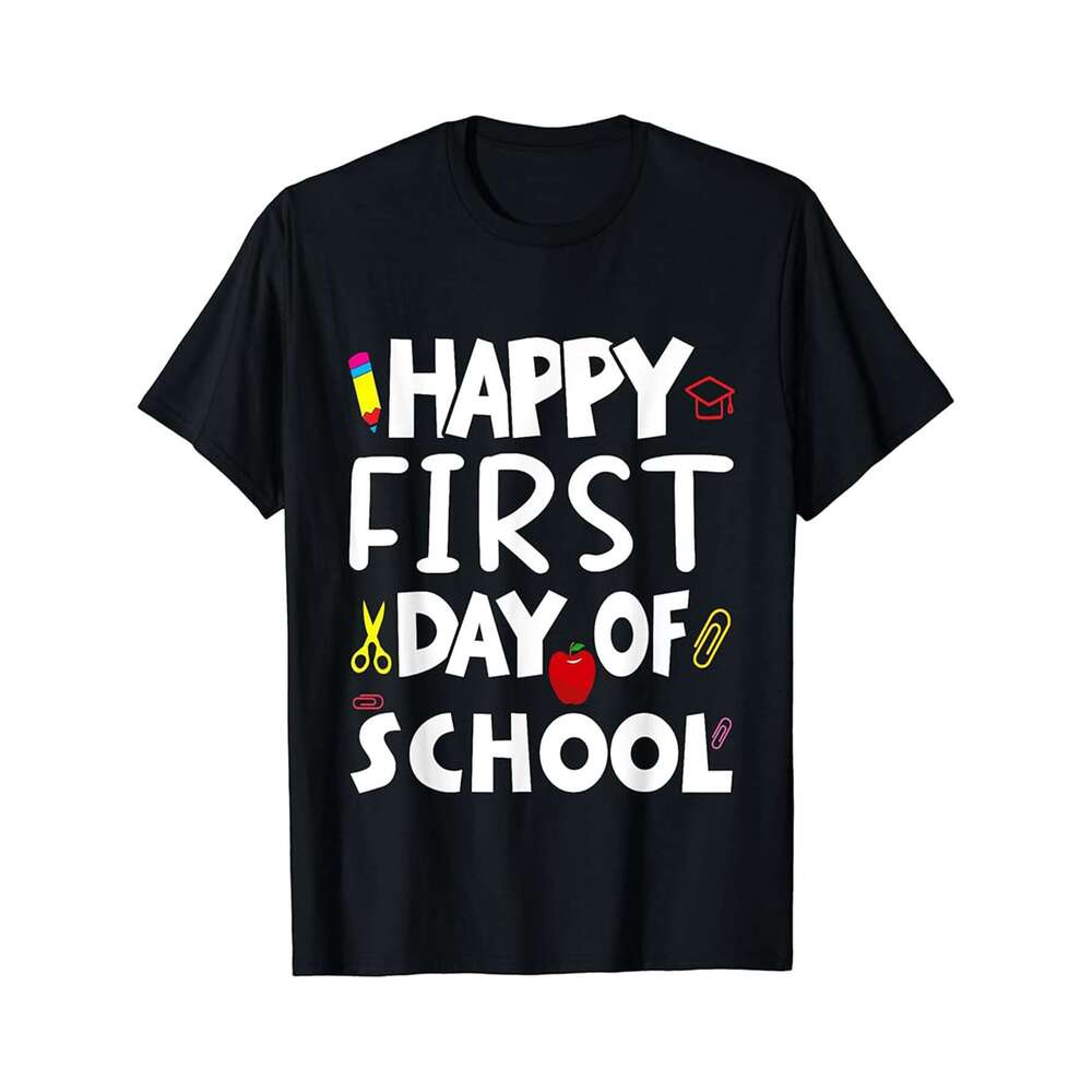 Designer T shirt Groovy Teacher We Are Like a Box of Crayons Back To School - 220g Tshits