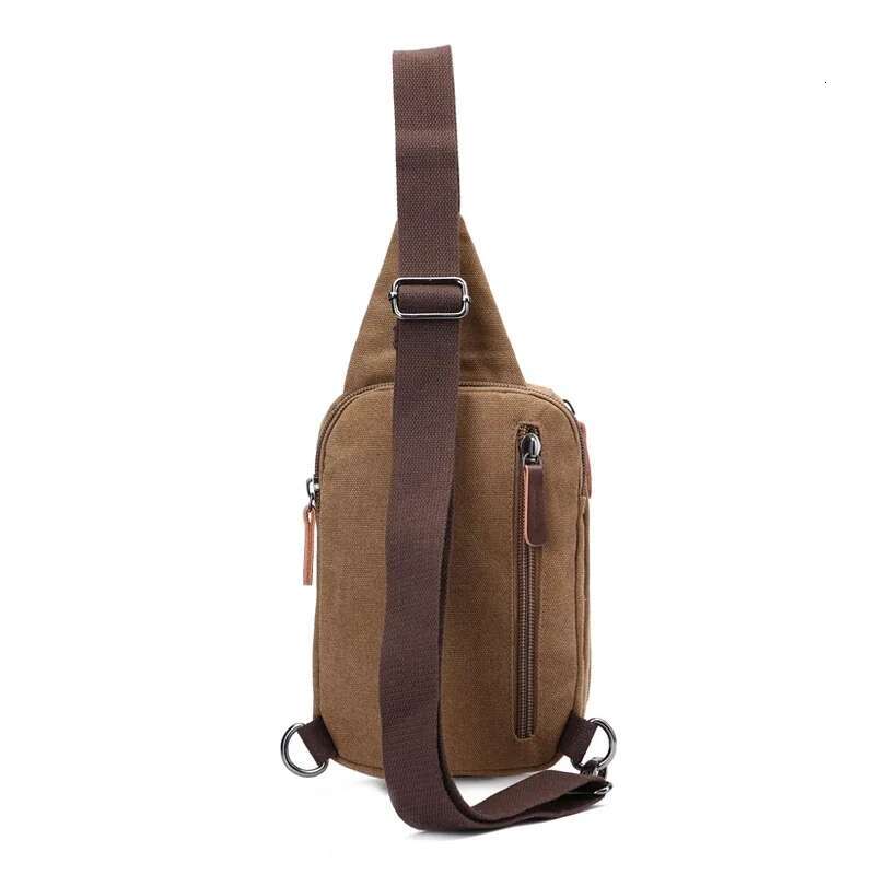 Canvas Backpack Chest Shoulder Travel Bagpack Men Crossbody Messenger Bag Mochila Mascua Sg Strap Plecak Women Rugzak
