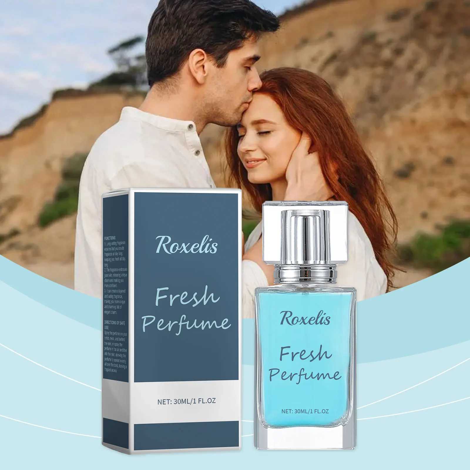 Roxelis 30ml Fresh perfume Long lasting Amber Wood Flirting Attractive Pheromone Light perfume Charming Release perfumeXJ250409