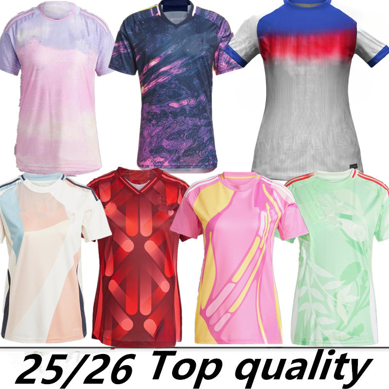 2025 2026 Women's EURO Cup men size Soccer Jerseys Colombia JAPAN COLOMBIA SPAIN GERMANY home away 25 26 Italy EnglAndS jersey football shirts