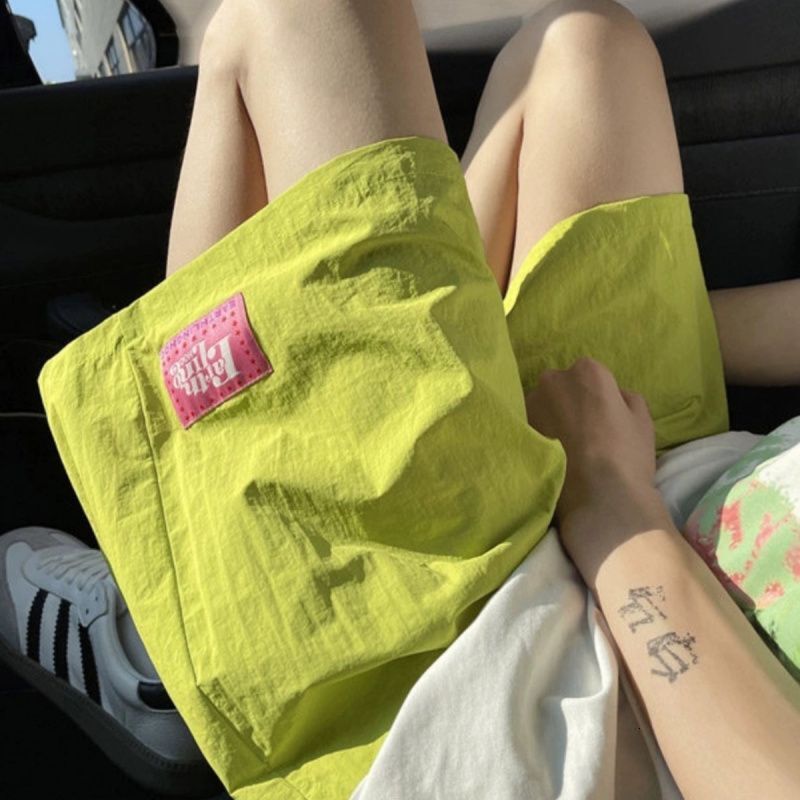 2025 New Designer Men Shorts Beach Shorts Summer Thin Dopamine Quick Drying Sports Loose Casual Ice Silk Mid Five Inch Pants