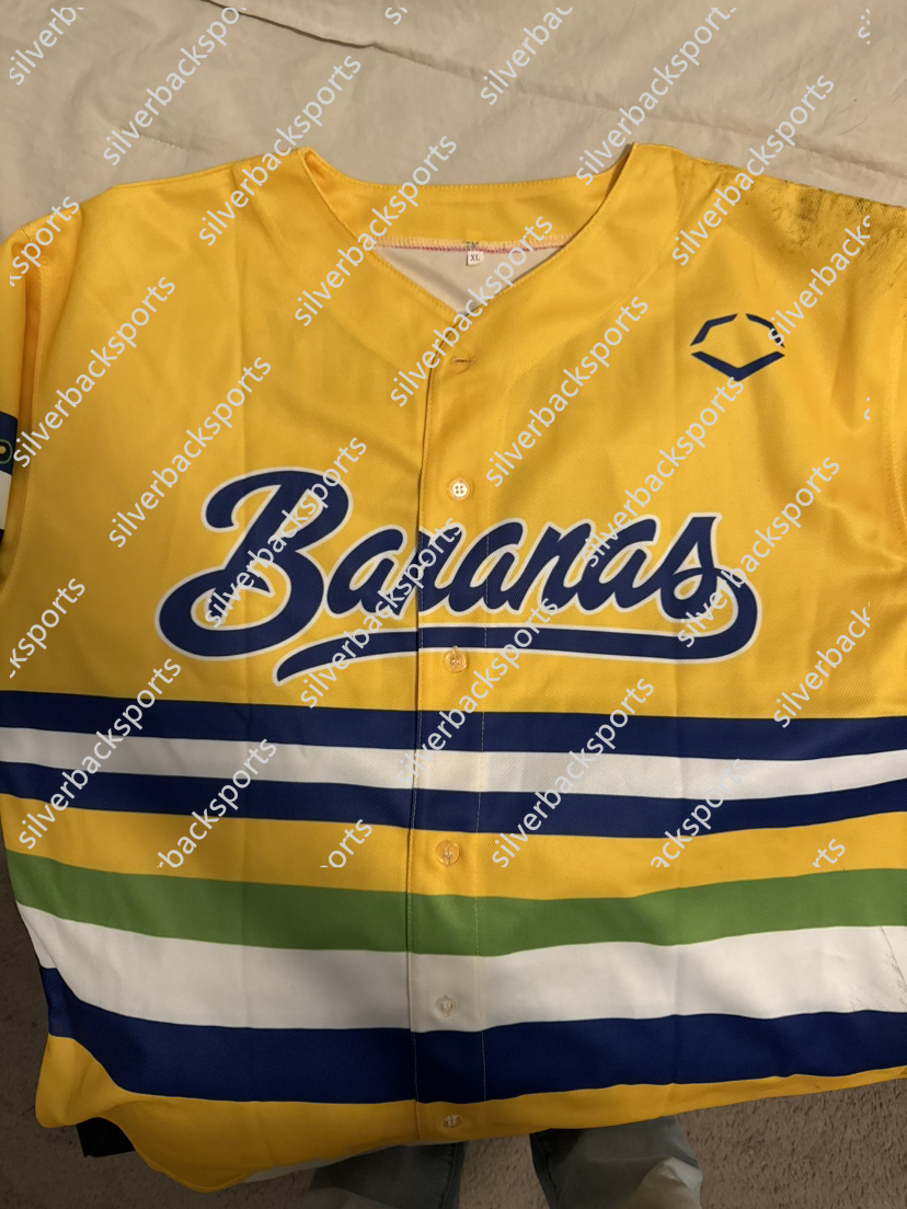 Bananas Olson 8 Phillips 29 Rac 15 Baseball Jersey Customized Jerseys For Mens Women Youth