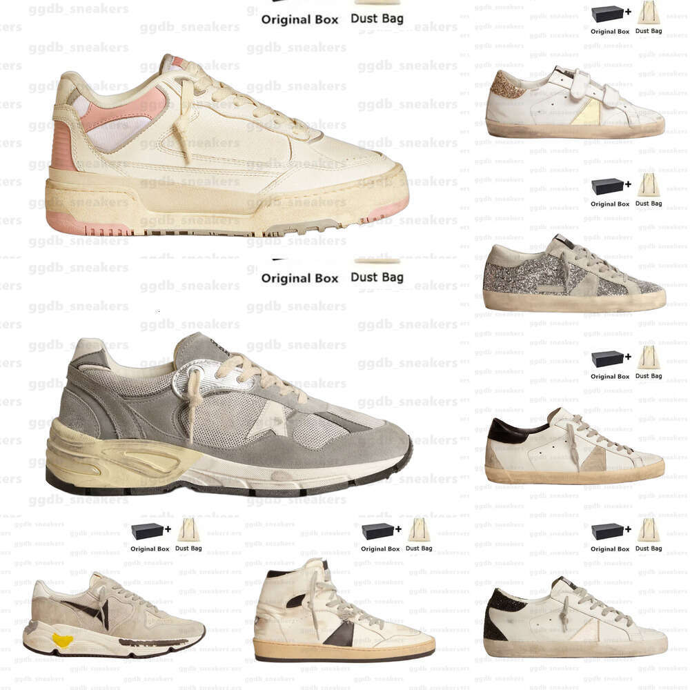 Designer Casual Shoes Dad Star Glitter Star Vintage Big Size 12 Women Mens Running Sole sneakers Luxury Nappa Leather Suede Upper Handmade Runners Flat Trainers