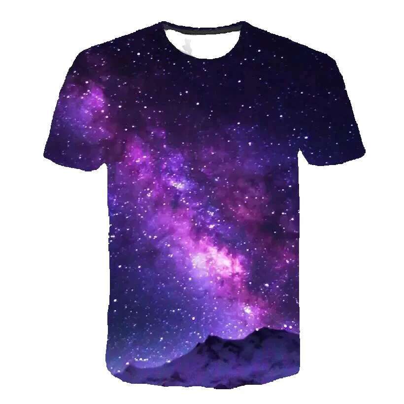 3D printed summer T-shirt, fashionable streetwear for men women, loose fit, cool and unique, round neck, children's short sleeved shirt