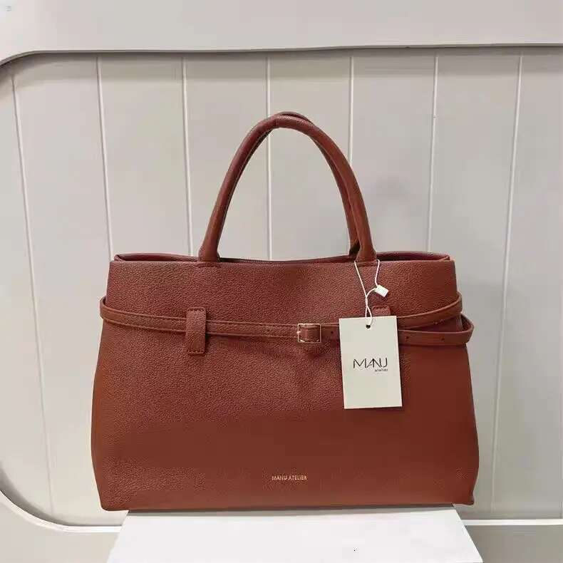 Manu Atelier Large Capacity New Women's Light Shoulder Bag High Quality Handbag