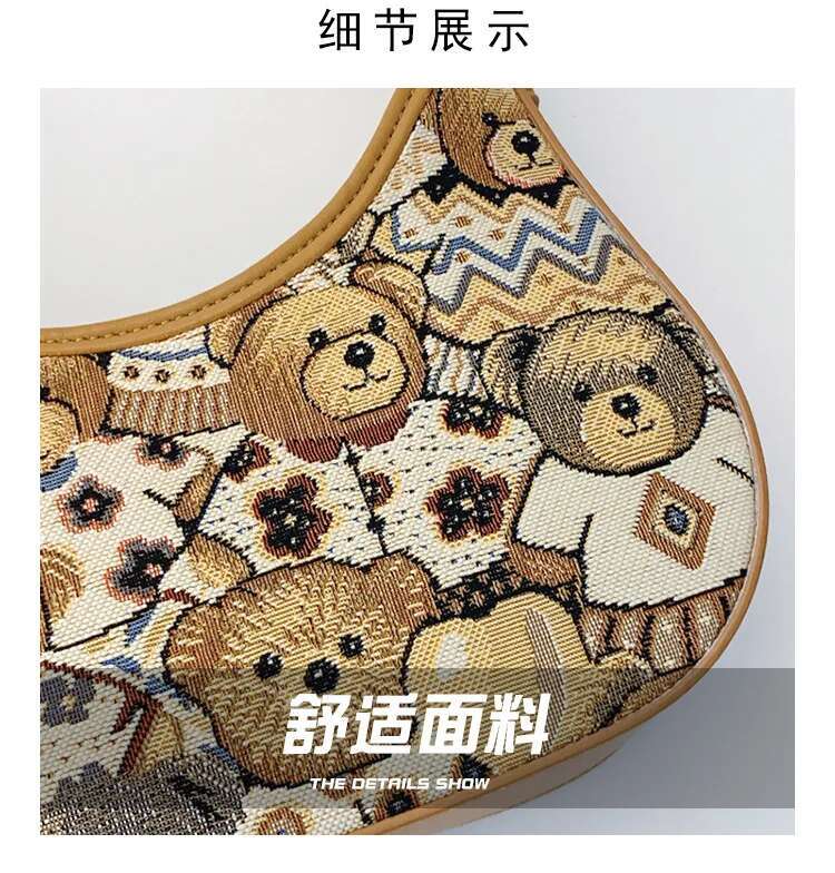 Underarm For Women 2024 New Fashionable Handbag, Versatile Single Shoulder Crossbody Bag
