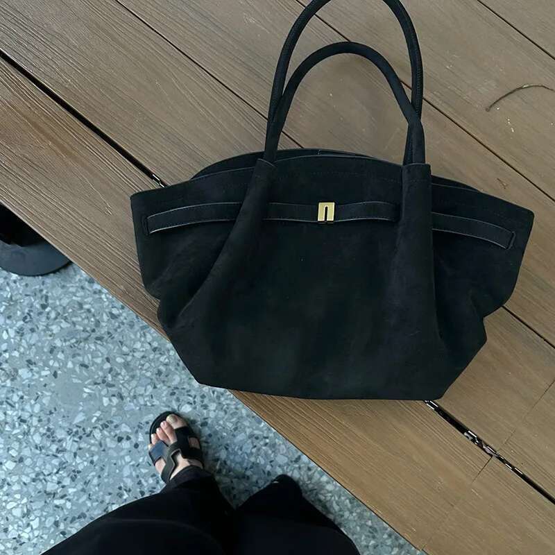 2025 New Niche Handbags Matte Suede Leather Women's Bags