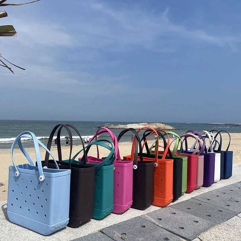 XLarge Beach Bag Oversize Rubber Boat Pool Sports Bag Washable Open Handbag Lightweig Durable Tote Travel Bags for Wens Gift Z250409