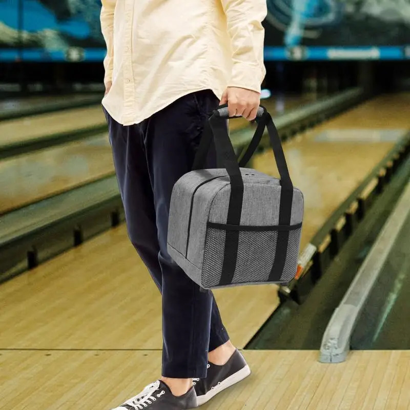 A type of bowling bag with paddle blade ball holder portable bowling handbag durable bowling bag 250409