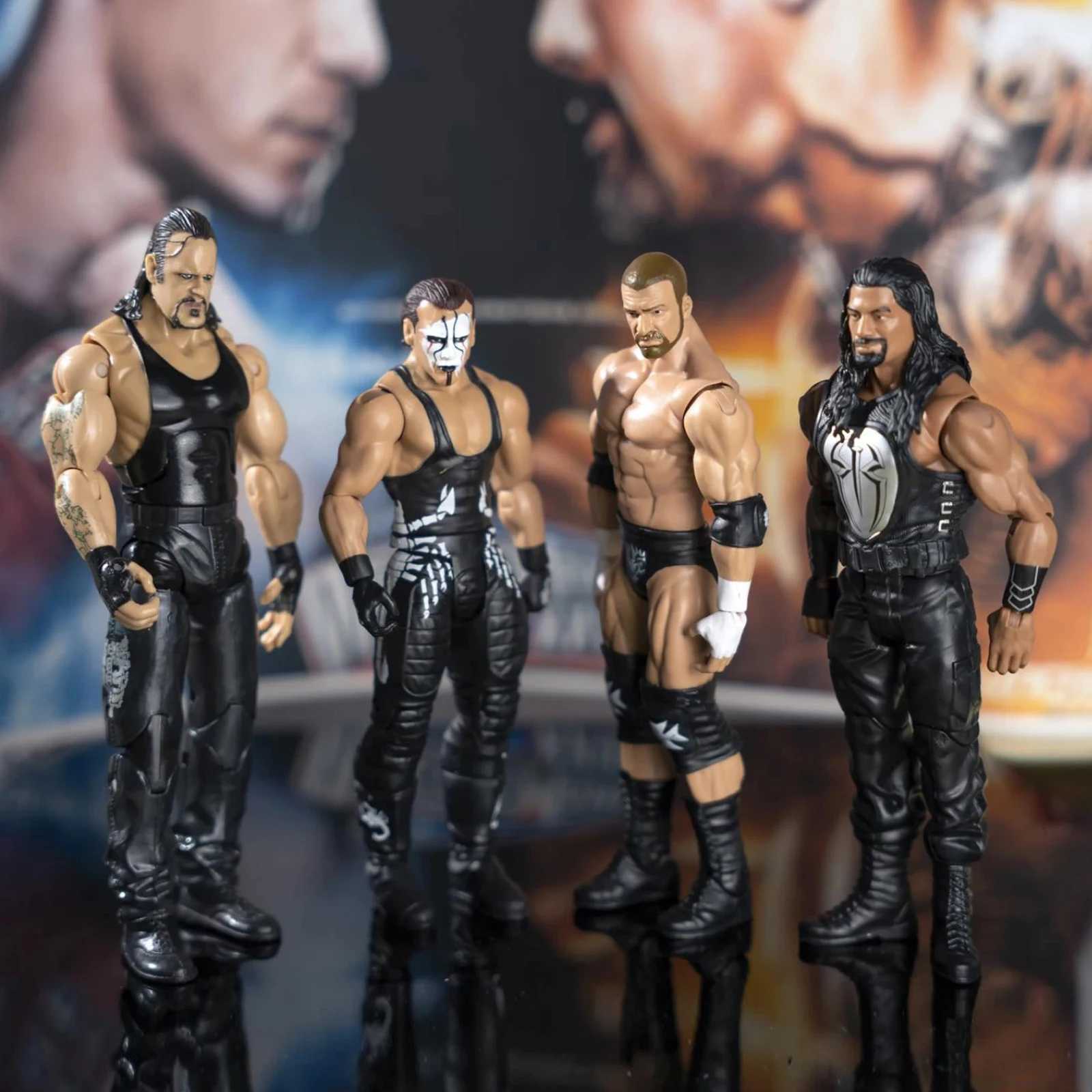 WWE AEW WWF Wrestling Figure Wrestler Funeral Home Roman Reigns Sting Jimmy JEY USO 6-inch 7-inch Wrestling Action Figure Series X250409