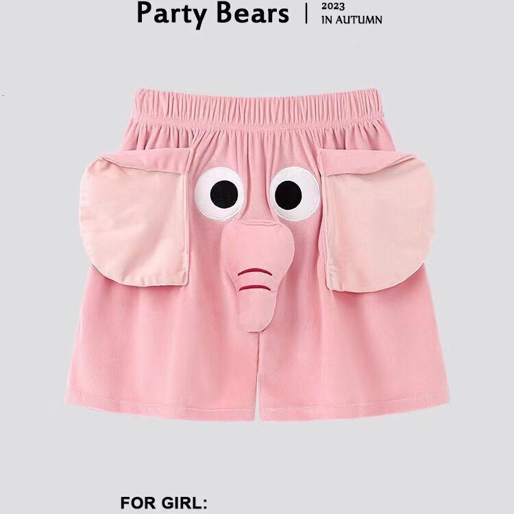 2025 New Designer Men Shorts Elephant Shorts Couple Outfit Spring And Autumn Students Funny Sleeping Pants Internet Famous Big Underwear With Squeakin