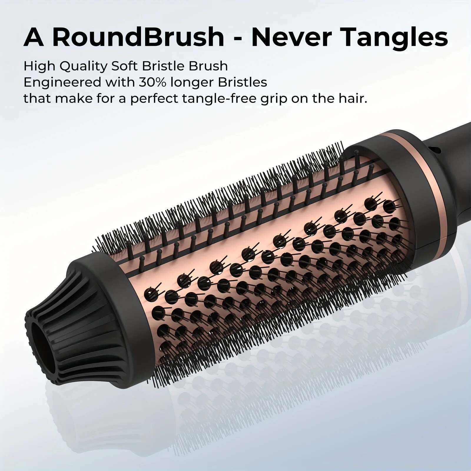 Valentine Gift Curler Straightener Electric Hair Brushes Hot Comb Professional Curg Iron Heated Anti-Scald Thermal Brush
