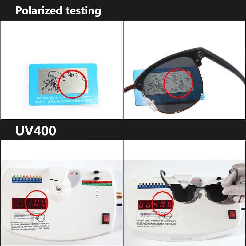 Folding HD Polarized Men Women Sunglasses Designer Club Brand Folded Driving Sun Glasses Blinded DroppShipping Master Shades Z250408