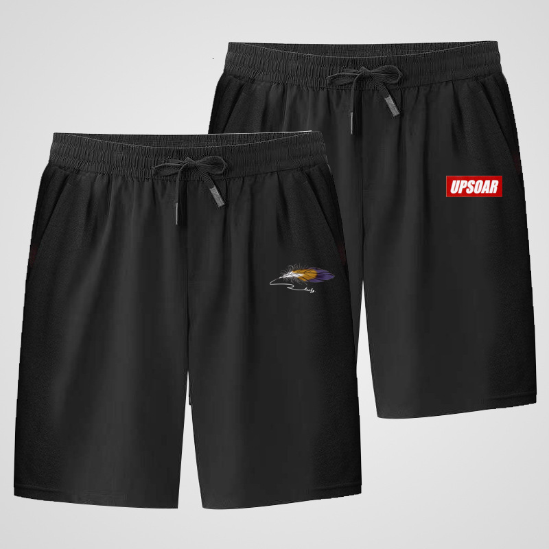 2025 New Designer Men Shorts New Shorts Men Summer Five Quarter Thin Casual Sports Loose Beach Ice Silk Cold Pants