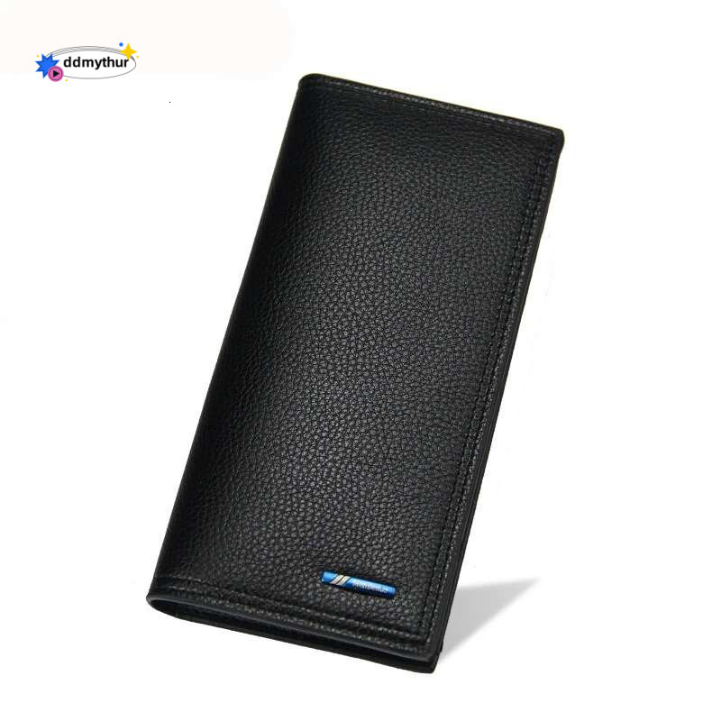 New Long Fashion Men's Magnetic Buckle Plus Envelope Large-capacity Pocket Multi-card Wallet ddmythur