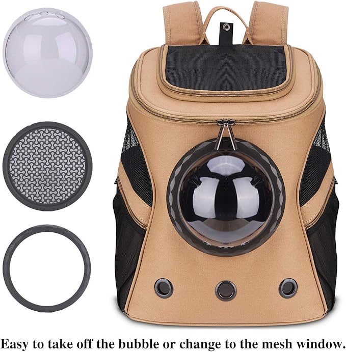 Pet Carrier Backpack for Large Cats & Dogs, Airline Approved, Breathable Mesh, Easy Travel Free shipping