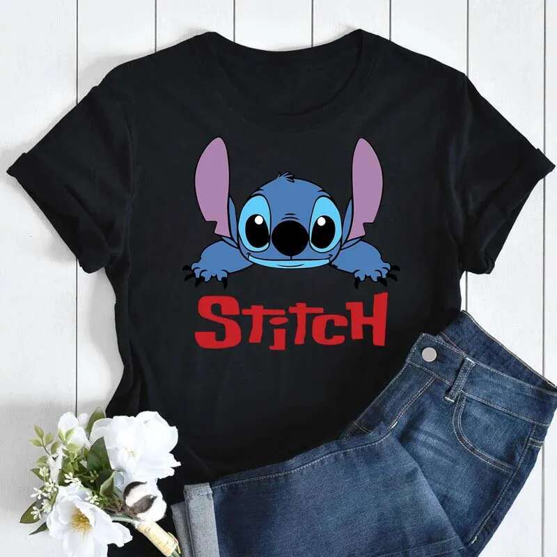 Kawaii Fashion Top Casual Round Neck T-Shirts Haruku 90s Cute Women's Short Sleeves Tops Tees