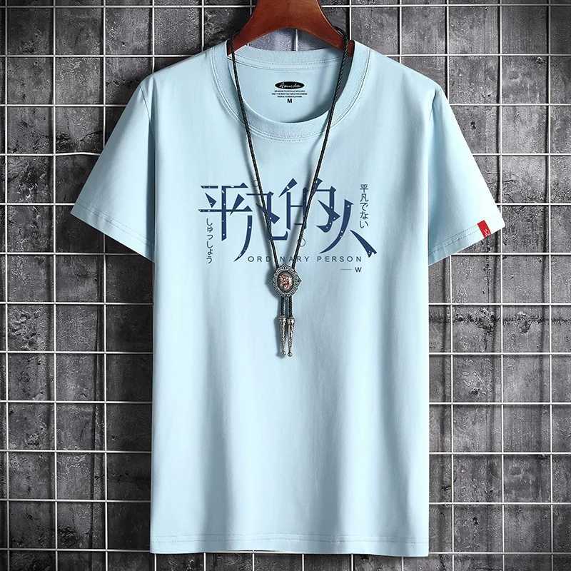 Summer anime t-shirt harajuku alternative gothic costume punk street mens t-shirt 2022 graphic hip-hop oversized t-shirtXJ250409