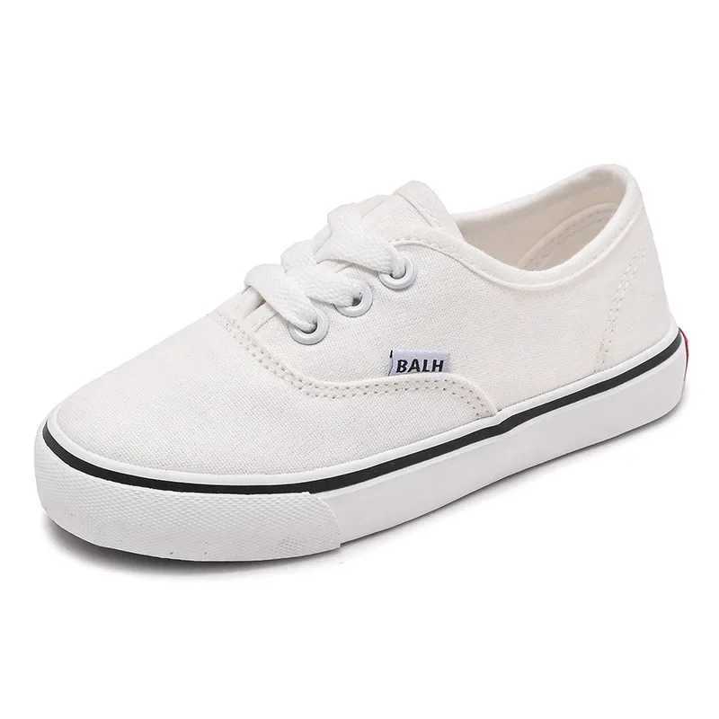 Summer New Boys Canvas Shoes Girls Sports Shoes Fashion Board Shoes Student White Shoes Childrens Shoes Zapatillas X250409