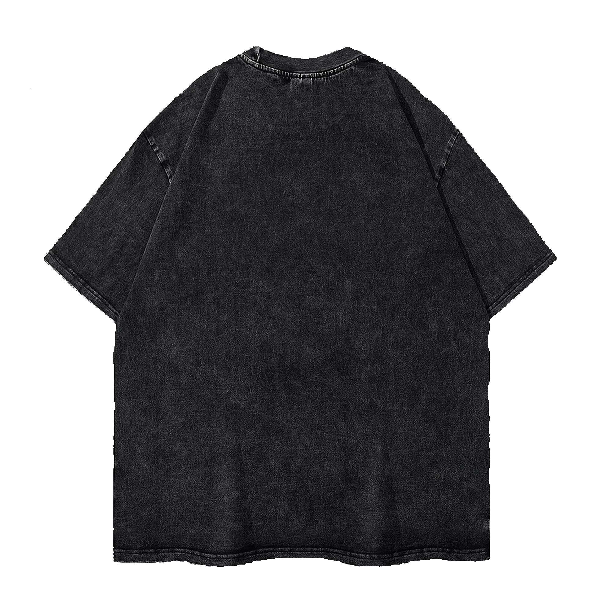 Zahide men's Merch retro pure cotton round neck short sleeved T-shirt summer clothing