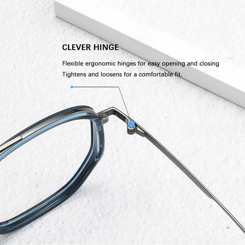 2024 Oversize Glasses Frame Men Square Myopia Optical Prescription TR90 Eyeglasses Women Male Ultralight Eyewear 250407