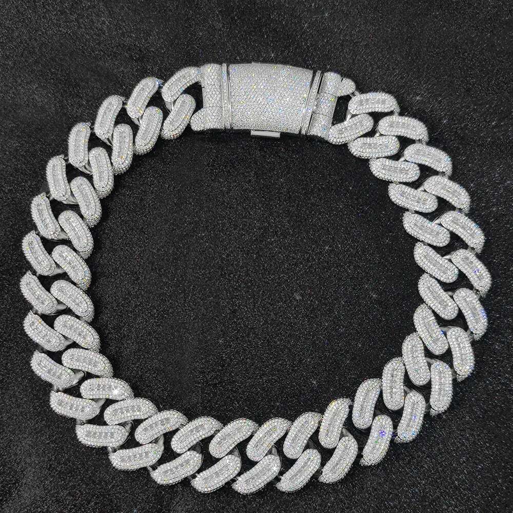 Hip hop Mens Thick Cuban Necklace 5A Cubic Zirconia Mixed Inlaid Brass 29mm Miami Fashion Party Christmas Gift