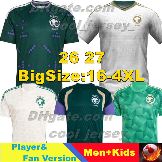 2026 2027 Saudi Arabia socer jersey 26 27 Firas Al-Buraikan Musab Al-Juwayr Saud Abdulhamid Hassan Tambakti football shirts home away fans player version man kids kit