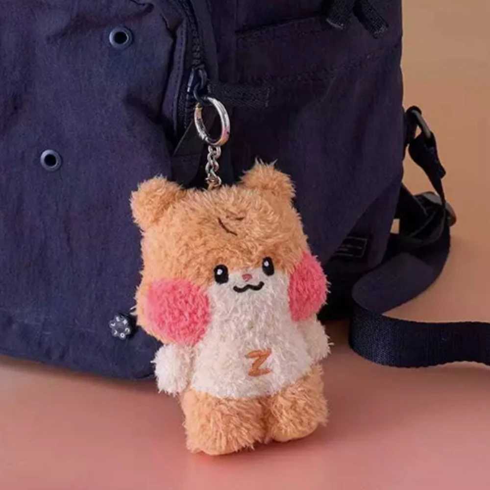 Kpop ZB1 Doll Keychain 12CM Zeroni Cartoon Cute Plush Doll Pendant Bag Accor Keyring Showa Han Bin Ricky Fan GiftXJ250409