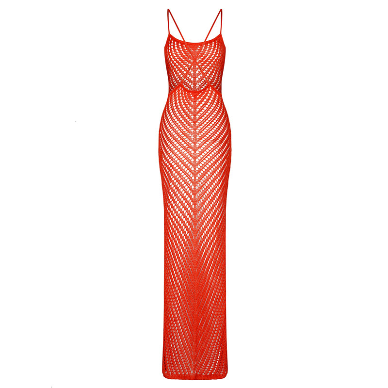 Autumn New Sexy Sling Skirt Fashion Lace Backless Split Polka Point Dress