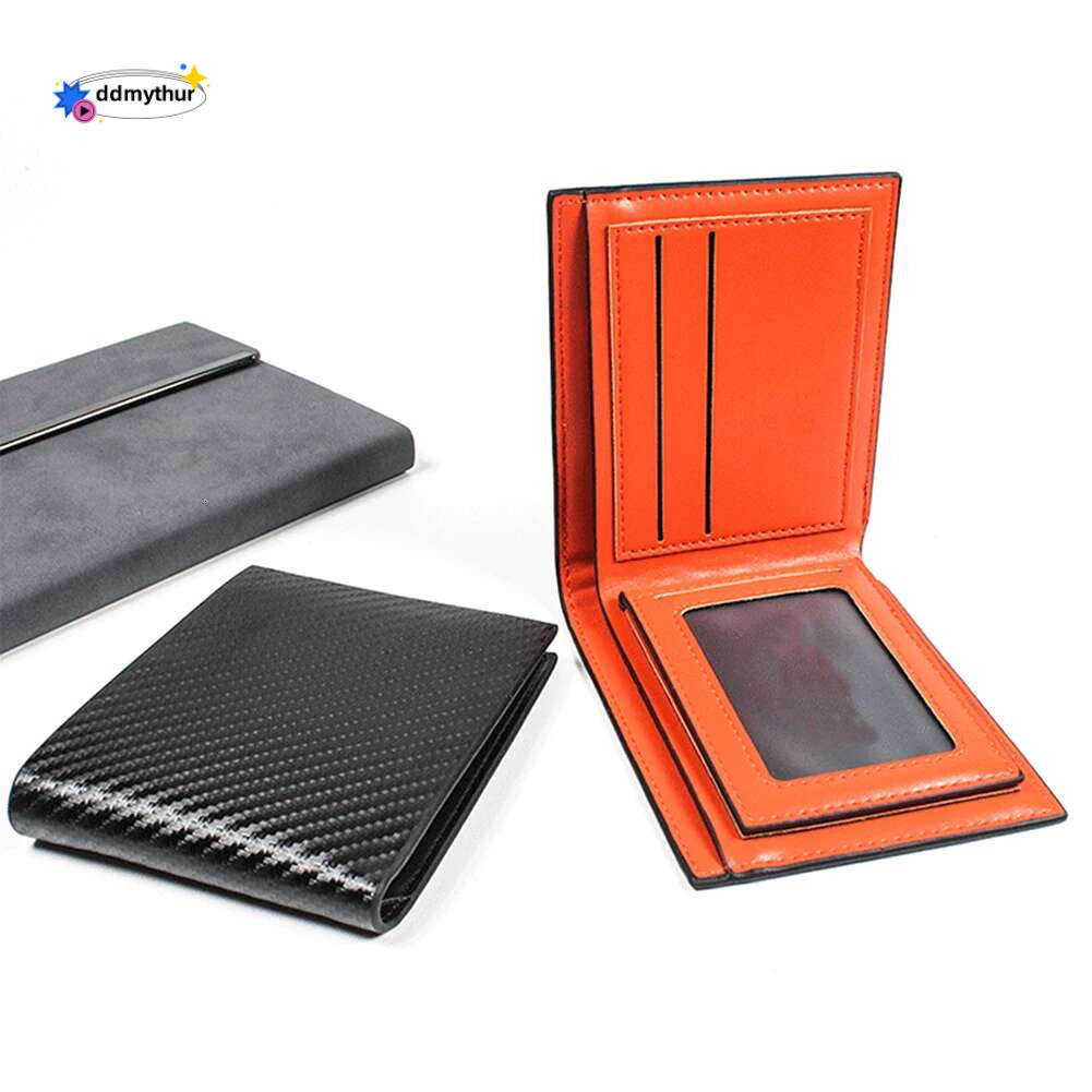 2023 New Men's Business Slim Minimalist Tri-Fold Wallet Fashion Muitifunctional and Portable for Daily Life ddmythur