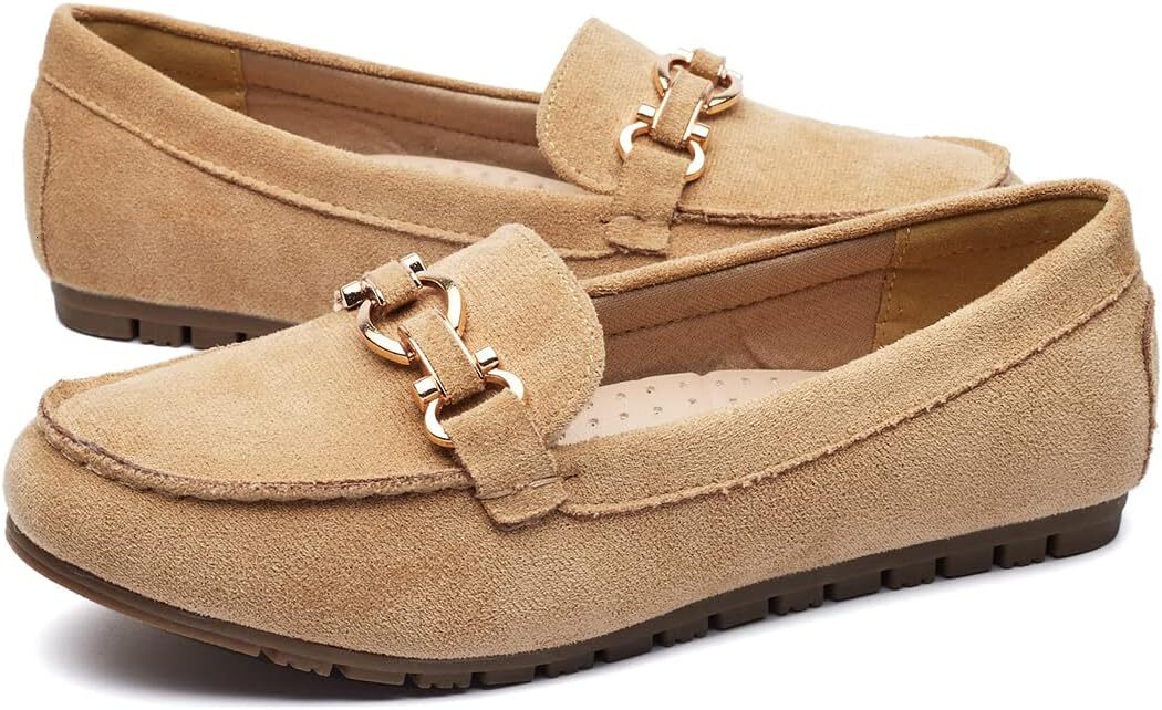 Ladies' loafers, business casual shoes, comfortable and lightweight, penny loafers, one foot work flat shoes