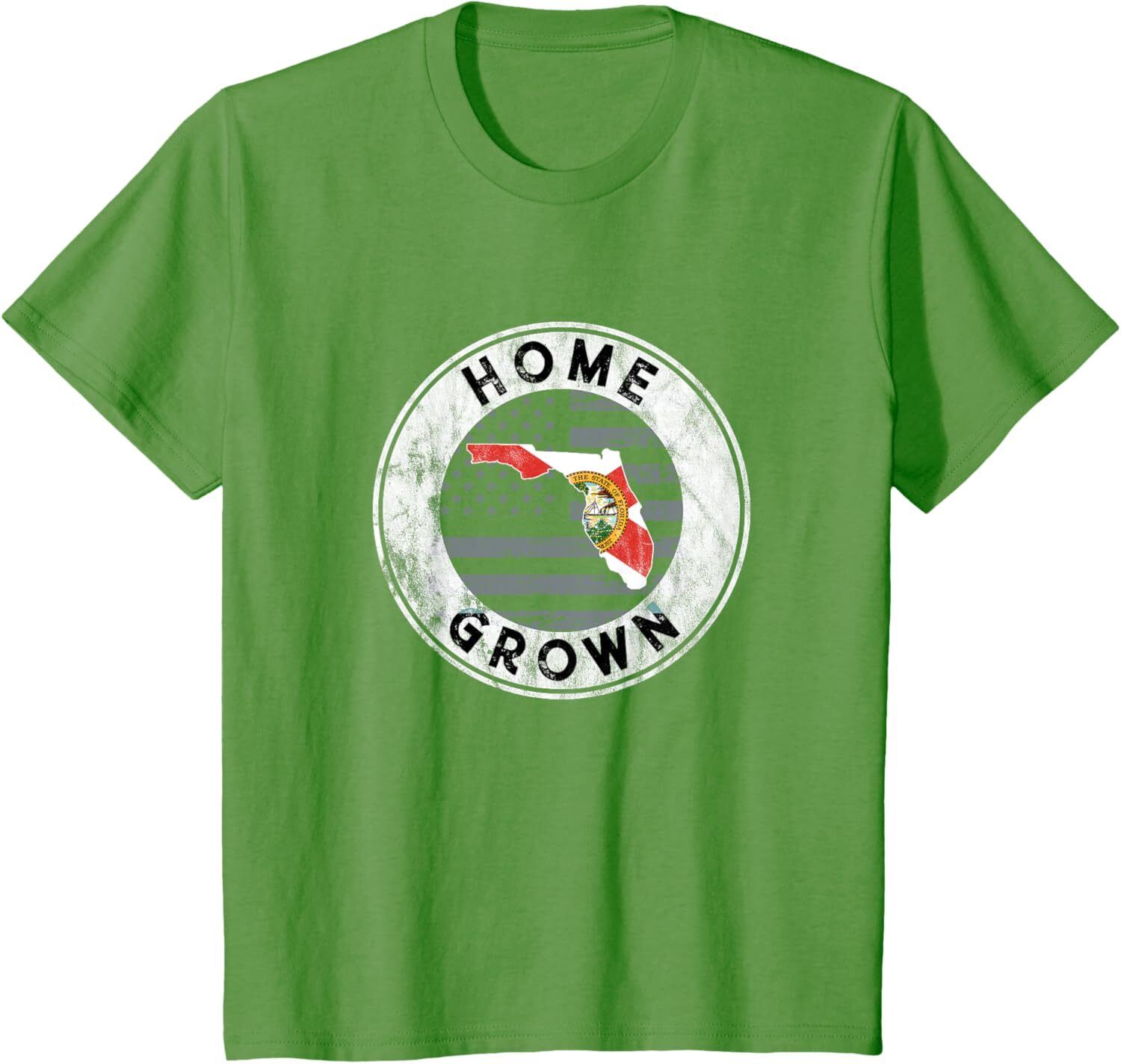 T shirt for Mens Florida Shirt Home Grown State American Flag Pride FL Tshirt Graphic Tee Casual Tops Clothes Short sleeve