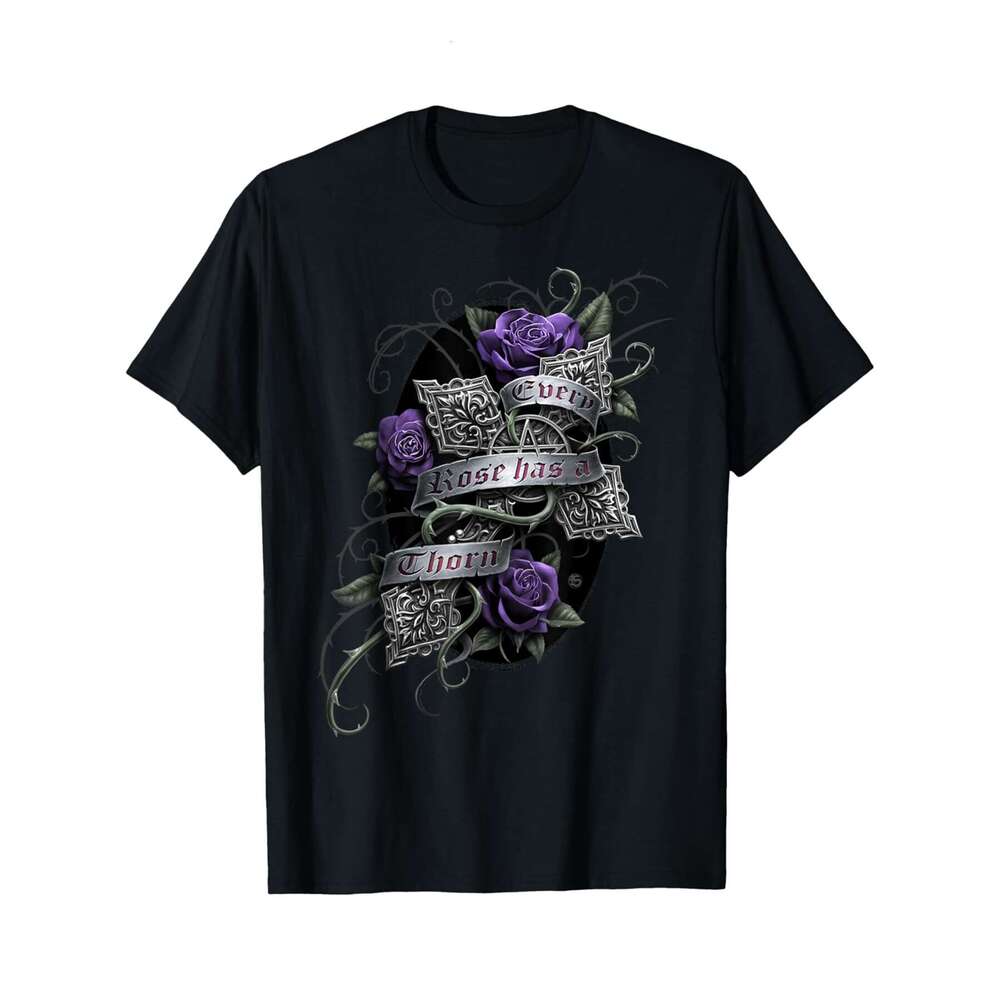 Designer T shirt Spiral Original - Every Rose - Gothic Roses - 220g Tshits