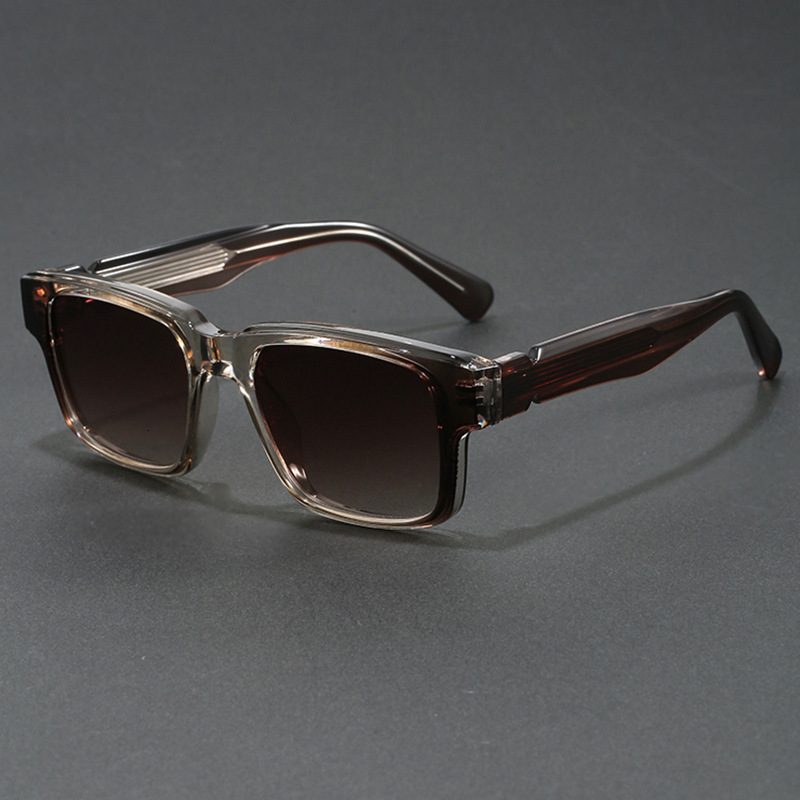 TB BHULAMTE Free Shipping New Designer Sunglasses Eyebrow Line Retro Glasses Men's Sunglasses Square Street Style Thick Frame Niche Trend Retro S