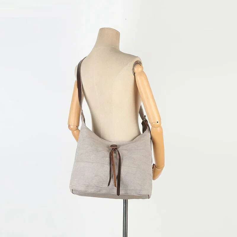 M631 New Cotton En Retro Style Single Shoulder Crossbody Tote Bag Versatile Simple Large Capacity Leisure Travel Bags