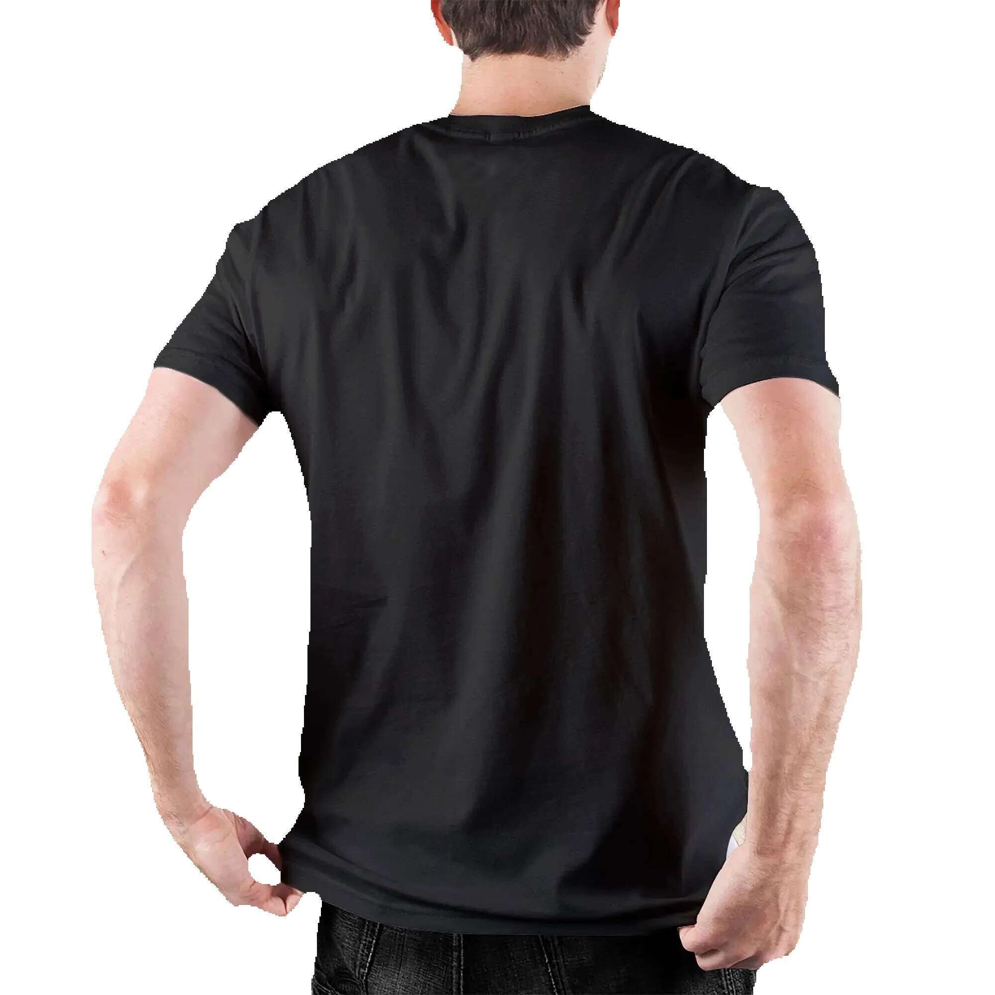 Men's pure cotton round neck T-shirt, paired with his Megara Hercules, Hipster Leon, plus size, suitable for couples to wear