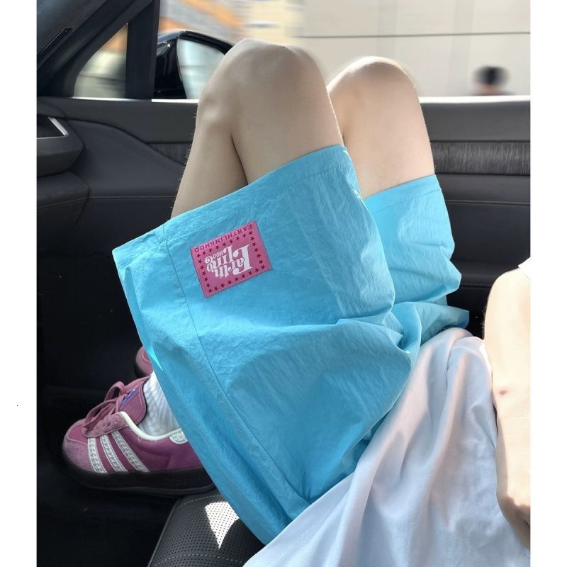 2025 New Designer Men Shorts Beach Shorts Summer Thin Dopamine Quick Drying Sports Loose Casual Ice Silk Mid Five Inch Pants