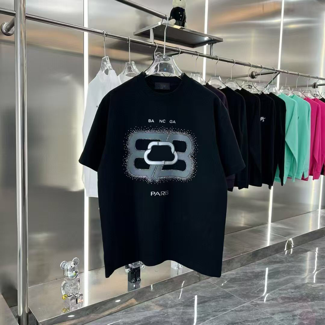 Designer Brand Tees T Shirts Top Quality Pure Cotton Short Sleeve Shirt Simple Letter Printed Summer Casual Men Clothing Size S-XXXXXL#86