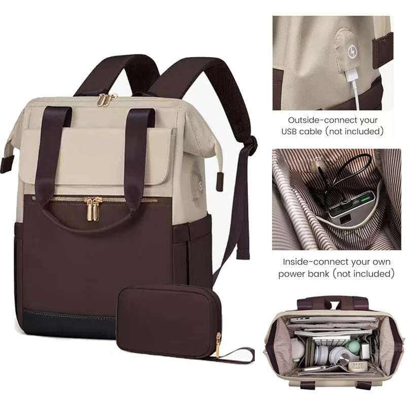 Laptop Travel Leisure Mommy Diaper Bag, Men's And Women's Fashionable Backpack