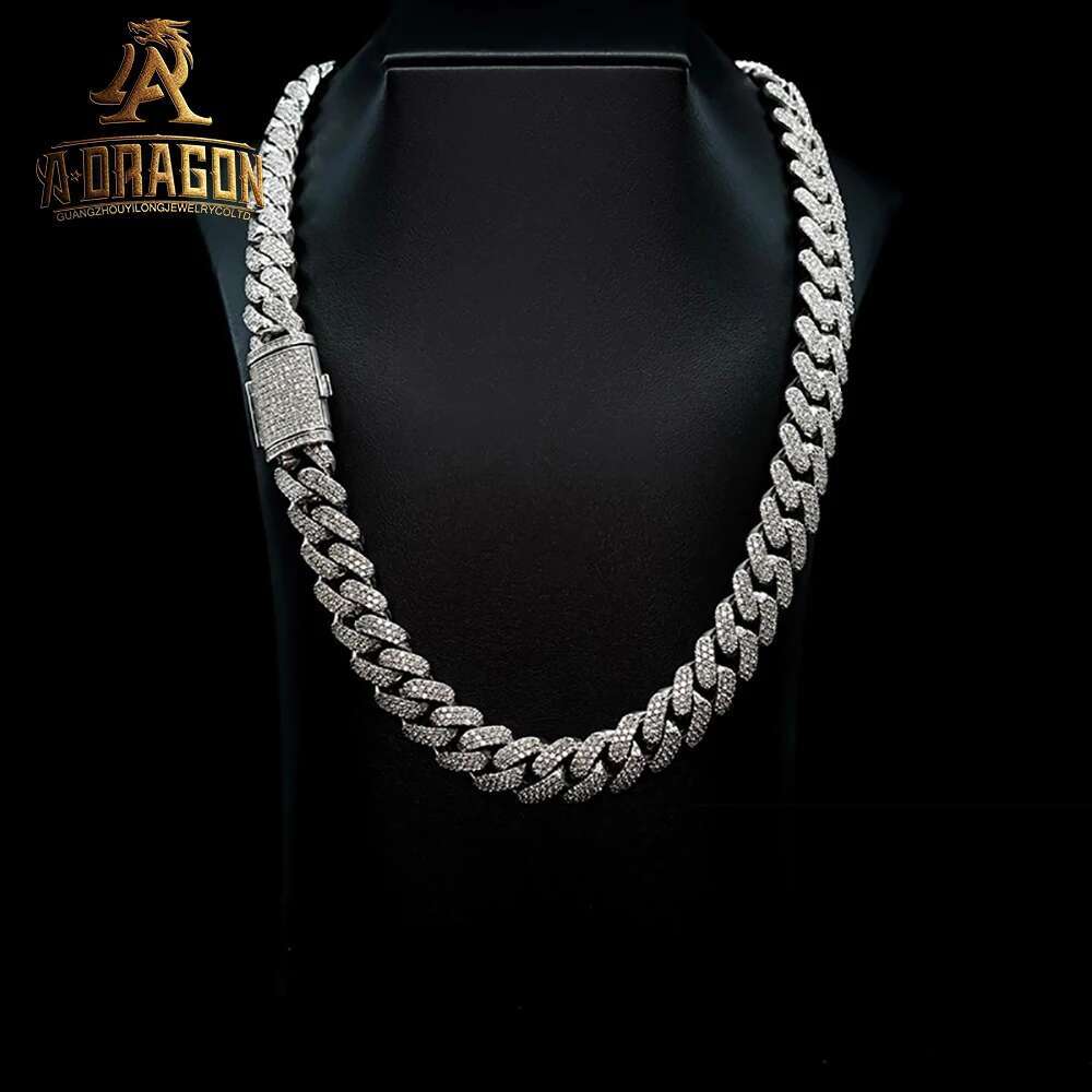 Hip Hop Style 16mm Miami Cuban Chain Design Charm 10k 14k 18k Solid Gold Cuban Link Chain Fine Jewelry for Decor