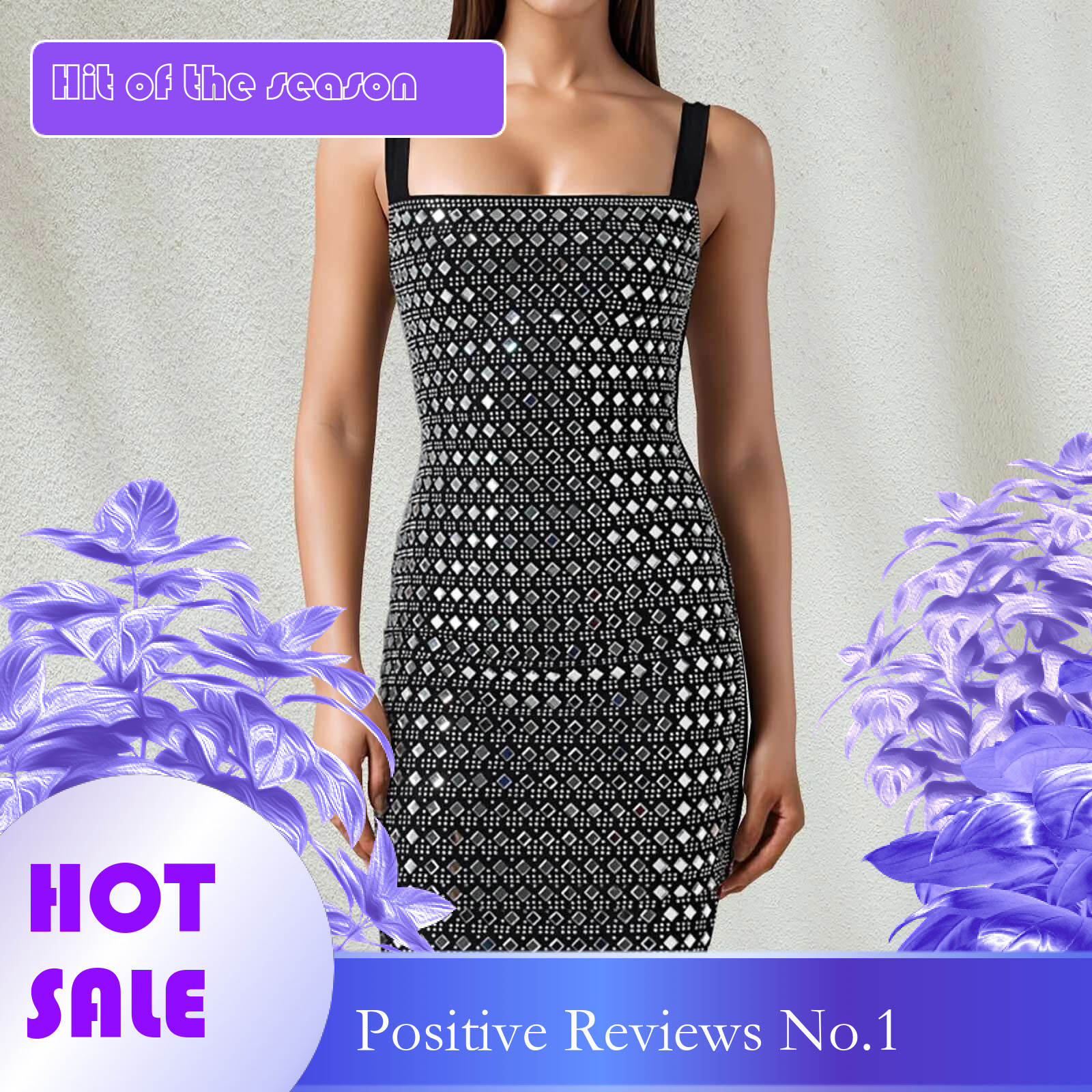 Dongdumaoyi Women Glitter Party Short Dress Luxury Diamonds Backless Sexy Prom Birthday Activity Clothing Evenging Celebrate Gown