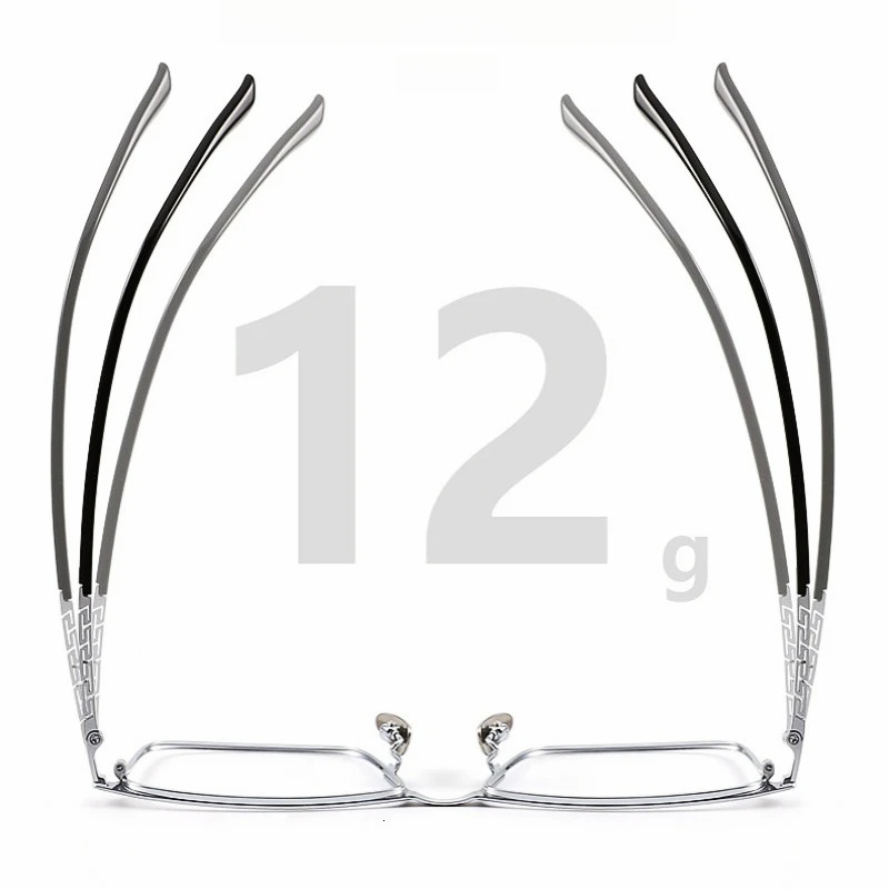 YIMARUILI Ultra-light Business Spectacle Frame Fashion Alloy Optical Prescription Mens Eyeglasses Frames 89188 250407
