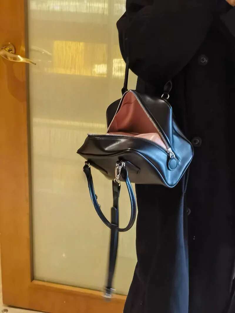 Miyagawa 2024 New Boston Casual Hand-Held Small Square Bag Fashion Stylish Versatile Crossbody Bags Women's Bowg Handbag