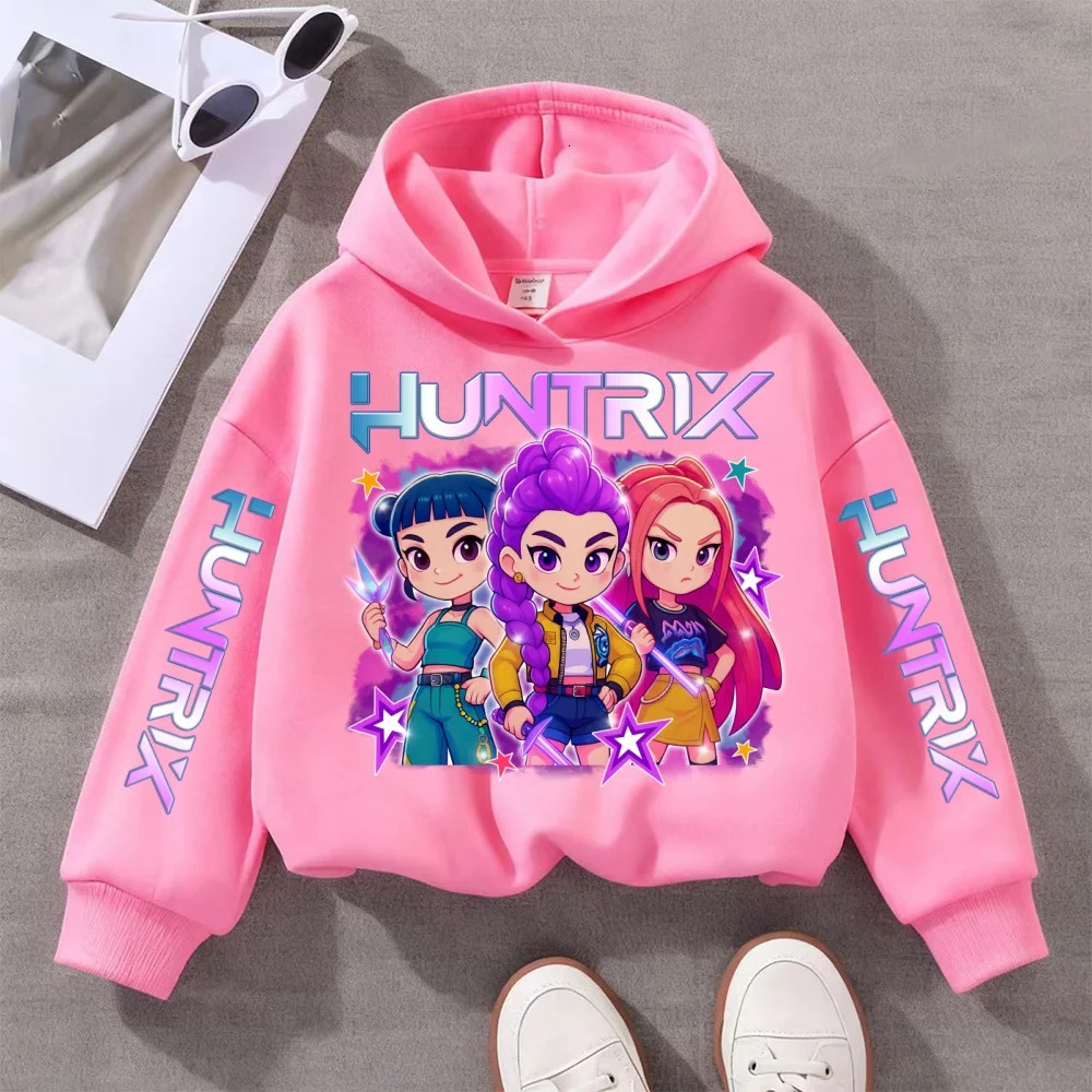 Witch Hunter Group Zoey Cosplay Costume Girls Womens Halloween Party Costumes Demon Hunter Idol Girl Group Colours Casual Hoodie 251107